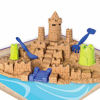 Picture of Kinetic Sand Beach Sand Kingdom Playset with 3lbs of Beach Sand, for Ages 3 and Up & Beach Day Fun Playset with Castle Molds, Tools, and 12 oz. of Kinetic Sand for Ages 3 and Up