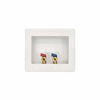 Picture of Eastman 60245 Washing Machine Outlet Box, 1/2-inch PEX, Recessed, PVC, Double Drain