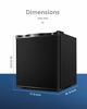 Picture of ADT Mini Freezer 1.1 Cubic Feet Small Freezer (Black)