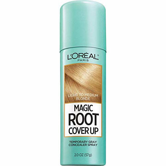 Picture of L'Oreal Paris Magic Root Cover Up Gray Concealer Spray Light to Medium Blonde 2 oz.(Packaging May Vary)