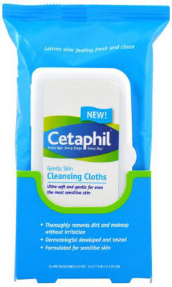 Picture of Cetaphil Gentle Skin Cleansing Cloths, 25 Count (Pack of 1)