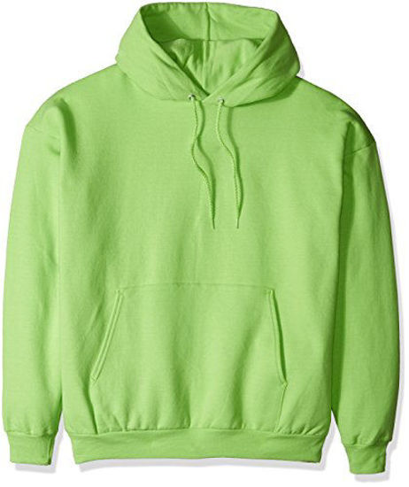 Picture of Hanes Men's Pullover Ecosmart Fleece Hooded Sweatshirt, lime, Small