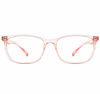 Picture of ANRRI Blue Light Blocking Computer Glasses, Anti Eyestrain UV Filter Lens Lightweight Frame Eyeglasses (Clear Pink)