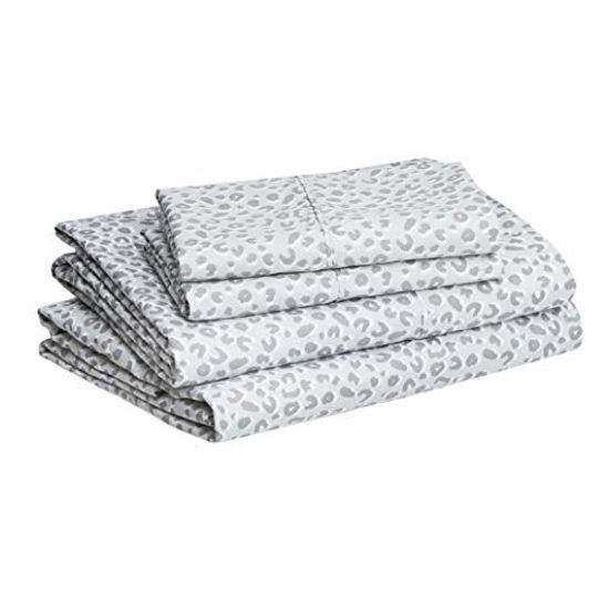 Picture of AmazonBasics Lightweight Super Soft Easy Care Microfiber Sheet Set with 14" Deep Pockets