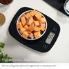 Picture of Digital Kitchen Scale Digital Weight Grams and Ounces (Black Glass)