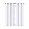 Picture of NICETOWN Draperies Curtains Panels, Blocking Out 50% Sunlight Window Treatment Curtains, Grommet Top Small Window Drapes for Bedroom (2 Panels, 29 by 45, White)