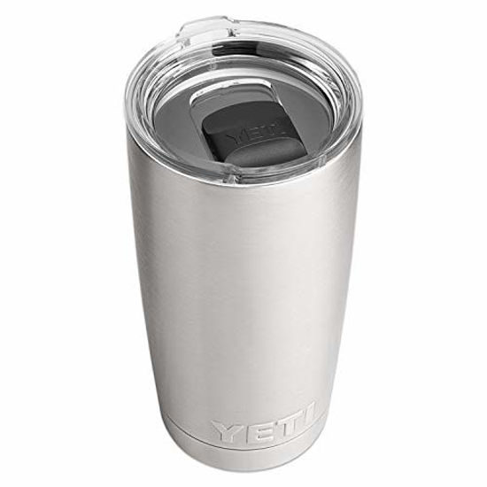 Picture of YETI Rambler 20 oz Tumbler, Stainless Steel, Vacuum Insulated with MagSlider Lid, Stainless