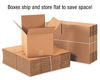 Picture of Aviditi 1286 Corrugated Cardboard Box 12" L x 8" W x 6" H, Kraft, for Shipping, Packing and Moving (Pack of 25)