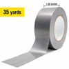 Picture of Professional Grade Duct Tape, Silver, 48mm x 32m (1.88 Inch x 35 Yards), 8.27mil Thick (Pack of 3)