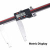 Picture of VINCA DCLA-2405 0-24 Inch/600mm Electronic Digital Vernier Micrometer Caliper Inch/Millimeter Stainless Steel Large LCD Screen Measuring Tool