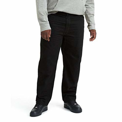 Picture of Levi's Men's Big and Tall 550 Relaxed Fit Jean, Black, 48W x 32L