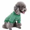 Picture of Fashion Focus On Pet Dog Clothes Knitwear Dog Sweater Soft Thickening Warm Pup Dogs Shirt Winter Puppy Sweater for Dogs (Green, XS)