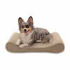 Picture of Furhaven Pet Dog Bed - Cooling Gel Foam Micro Velvet Ergonomic Luxe Lounger Cradle Mattress Contour Pet Bed with Removable Cover for Dogs and Cats, Clay, Medium