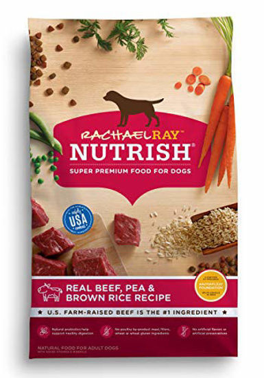 Picture of Rachael Ray Nutrish Premium Natural Dry Dog Food, Real Beef, Pea, & Brown Rice Recipe, 40 Pounds