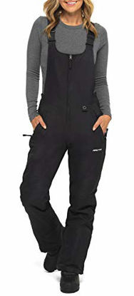 Picture of Arctix Women's Essential Insulated Bib Overalls, Black, X-Small/Short