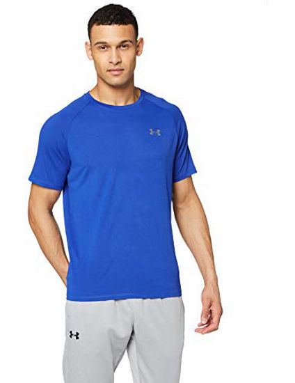 Picture of Under Armour Men's Tech 2.0 Short-Sleeve T-Shirt , Royal Blue (400)/Graphite , XX-Large