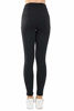 Picture of THE GYM PEOPLE Thick High Waist Yoga Pants with Pockets, Tummy Control Workout Running Yoga Leggings for Women (Large, Black  )