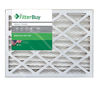 Picture of FilterBuy 16x32x2 MERV 8 Pleated AC Furnace Air Filter, (Pack of 4 Filters), 16x32x2 - Silver