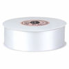 Picture of VATIN 1- 1/2" Wide Double Faced Polyester Satin Ribbon - 50 Yard (White), Perfect for Wedding, Gift Wrapping, Bow Making & Other Projects