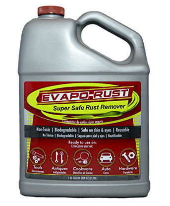 Picture of Evapo-Rust The Original Super Safe Rust Remover, Water-Based, Non-Toxic, Biodegradable, 1 Gallon,Gray,ER012