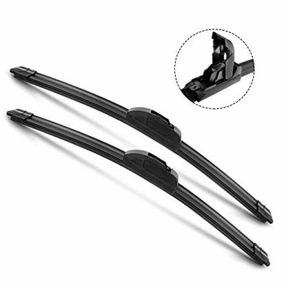 Picture of OEM QUALITY 18" + 18" Premium All-Seasons Durable Stable And Quiet Windshield Wiper Blades(Set of 2)