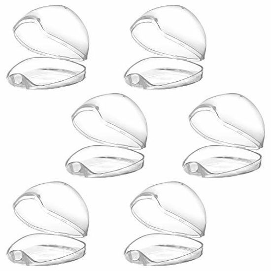 Picture of Accmor Pacifier Case, Pacifier Holder, Pacifier Box for Travel, BPA Free, Transparent, 6 Pack
