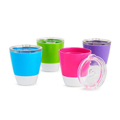 Picture of Munchkin Splash Toddler Cups with Training Lids, 7 Oz, 4 Pack