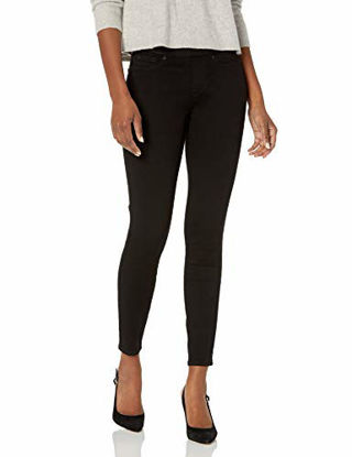 Picture of Signature by Levi Strauss & Co. Gold Label Women's Totally Shaping Pull-On Skinny Jeans, Noir, 20