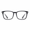 Picture of TIJN Blue Light Blocking Glasses for Women Men Clear Frame Square Nerd Eyeglasses Anti Blue Ray Computer Screen Glasses (Black)