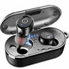 Picture of TOZO T10 Bluetooth 5.0 Wireless Earbuds with Wireless Charging Case IPX8 Waterproof TWS Stereo Headphones in Ear Built in Mic Headset Premium Sound with Deep Bass for Sport Black