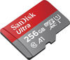 Picture of SanDisk 256GB Ultra microSDXC UHS-I Memory Card with Adapter - 100MB/s, C10, U1, Full HD, A1, Micro SD Card - SDSQUAR-256G-GN6MA