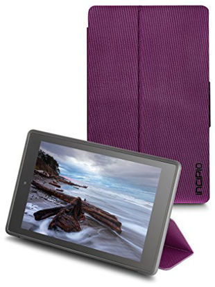 Picture of Incipio Clarion Folio Fire HD 8 Case (Previous Generation - 2015 release), Plum Purple