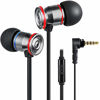 Picture of Betron MK23Mic Earbuds with Microphone, Wired in-Ear Tyoe Headphones with Tangle-Free Cord, Noise Isolating Earphone Tips