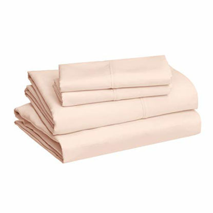 Picture of AmazonBasics Lightweight Super Soft Easy Care Microfiber Sheet Set with 14" Deep Pockets