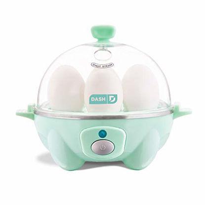 Picture of Dash Rapid Egg Cooker: 6 Egg Capacity Electric Egg Cooker for Hard Boiled Eggs, Poached Eggs, Scrambled Eggs, or Omelets with Auto Shut Off Feature - Aqua