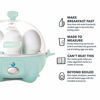 Picture of Dash Rapid Egg Cooker: 6 Egg Capacity Electric Egg Cooker for Hard Boiled Eggs, Poached Eggs, Scrambled Eggs, or Omelets with Auto Shut Off Feature - Aqua