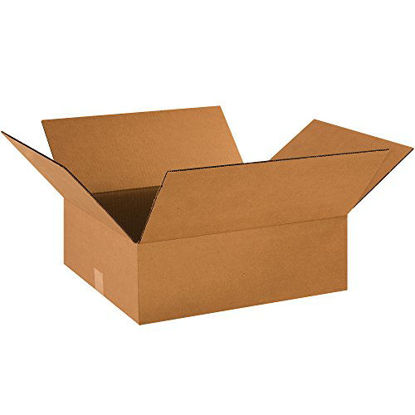 Picture of BOX USA B18166 Flat Corrugated Boxes, 18"L x 16"W x 6"H, Kraft (Pack of 25)