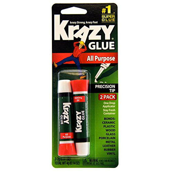 Picture of Krazy Glue KG517 Purpose Super Glue, Precision Tip, 2 Grams, 2 Count, 2 Pack