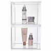 Picture of STORi Audrey Stackable Cosmetic Organizer Drawers 6-3/4" Tall | set of 2 Clear