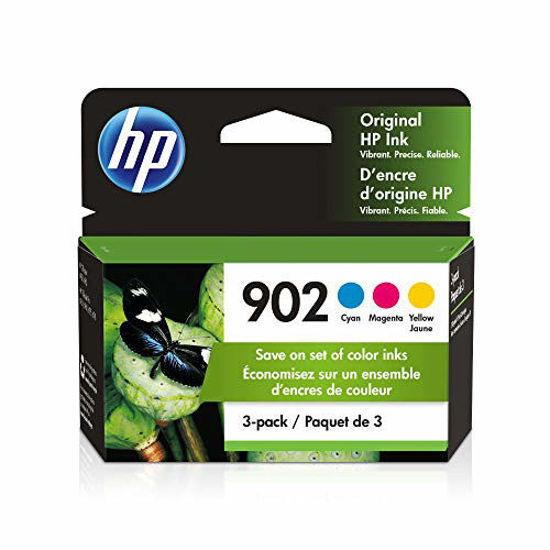 Picture of HP 902, 3 Ink Cartridges, Cyan, Magenta, Yellow, T6L86AN, T6L90AN, T6L94AN