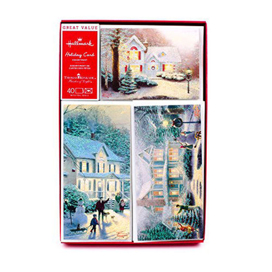 GetUSCart- Hallmark Thomas Kinkade Boxed Christmas Cards Assortment ...