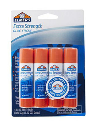 Picture of Elmer's-E5010 Extra Strength Glue Sticks, 0.28 Ounces, 4 Count