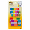 Picture of Post-it Flags Assorted Color Combo Pack, 320 Flags Total, 200 1-Inch Wide Flags and 120 .5-Inch Wide Flags, 4 On-The-Go Dispensers/Pack (683XL1)