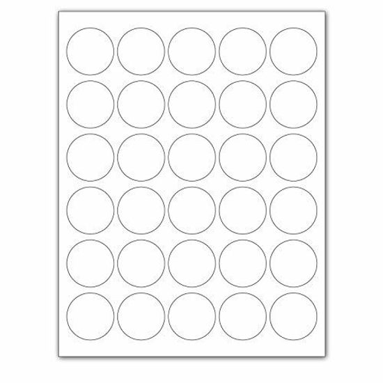 Picture of Laser/Ink Jet White Labels (1.5" Round - 30 Per Page | 1500 Labels)