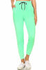 Picture of Leggings Depot JGA128-MINT-M Solid Jogger Track Pants w/Pockets, Medium