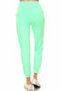 Picture of Leggings Depot JGA128-MINT-M Solid Jogger Track Pants w/Pockets, Medium