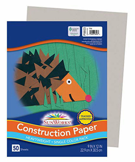 SunWorks Construction Paper, Gray