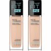 Picture of Maybelline Fit Me Matte + Poreless Liquid Foundation Makeup, Creamy Beige, 2 COUNT Oil-Free Foundation