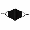 Picture of Weddingstar 3-Ply Adult Washable Cloth Face Mask Reusable and Adjustable with Filter Pocket - Black