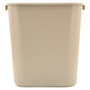 Picture of Rubbermaid Commercial Plastic 7-Gallon Trash Can, Beige